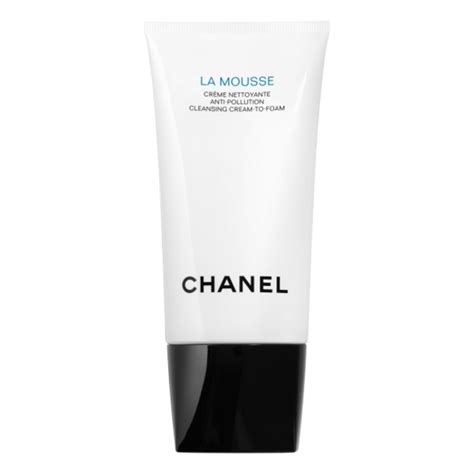 chanel la mousse anti pollution cleansing cream to foam|chanel la mousse reviews.